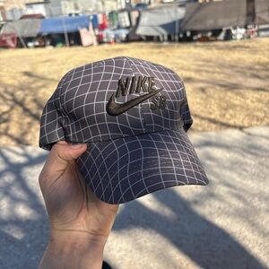 Nike SB Black and White Grid Cap